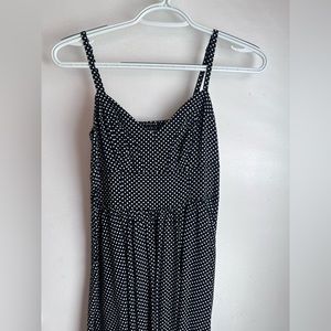 Cute, mini Black and White Dress, Express